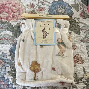 Pooh-Bear Collection Baby Blanket - Cream